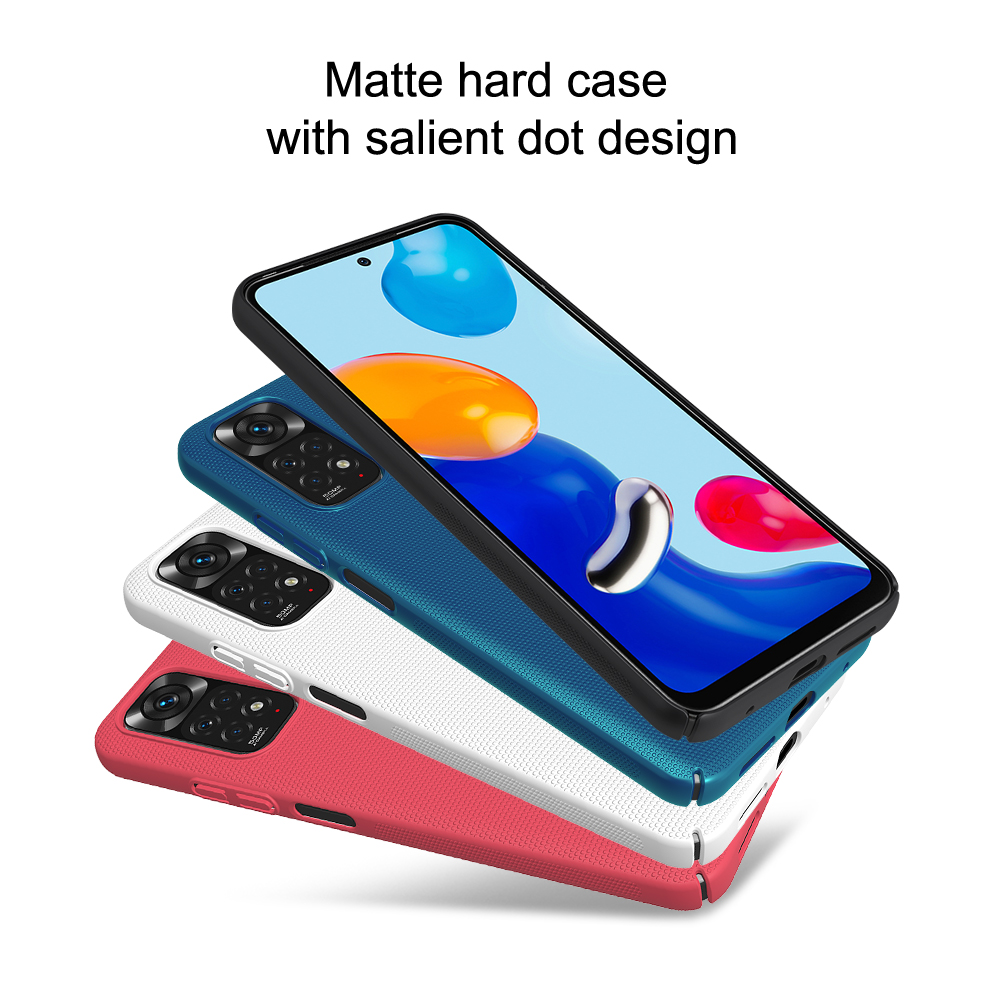 Nillkin Hard PC Case for Redmi Note 11 4G Note 11s Note 11 Pro Note 11 Pro Plus Note 11E Note 10 Pro 4G 5G  Note 10 Pro Max Note 10 5G Redmi 10 2022 10 Prime Phone Cases Luxury Frosted PC Hard Protection Back Cover