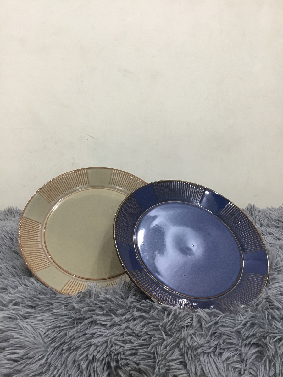 Deep Dish 20X2.5 cm - Dong Hwa Ceramics - High Quality Vietnamese Products