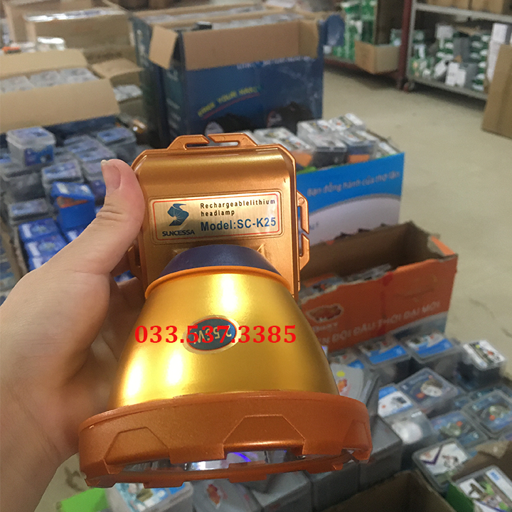 Đèn pin đội đầu, đèn pin chống nước K25