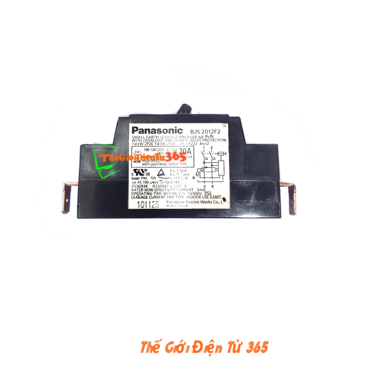 Aptomat cầu dao tự động ELCB Panasonic 240V 20A