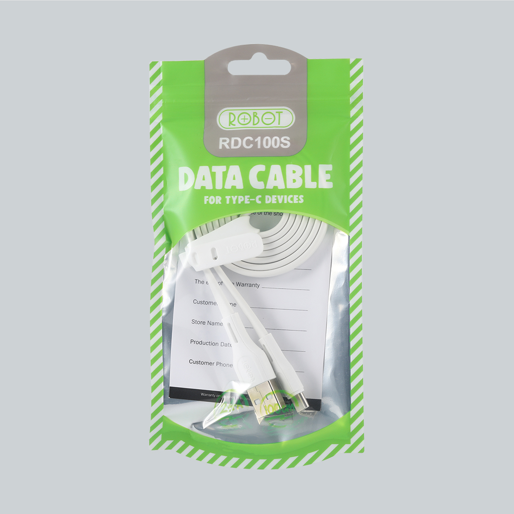 Cáp Sạc Lightning/Micro/Type-C ROBOT RDL/RDC/RDM cáp dài 1 mét tương thích với Iphone Ipad Samsung Xiaomi Oppo Vivo Huawei l HÀNG CHÍNH HÃNG
