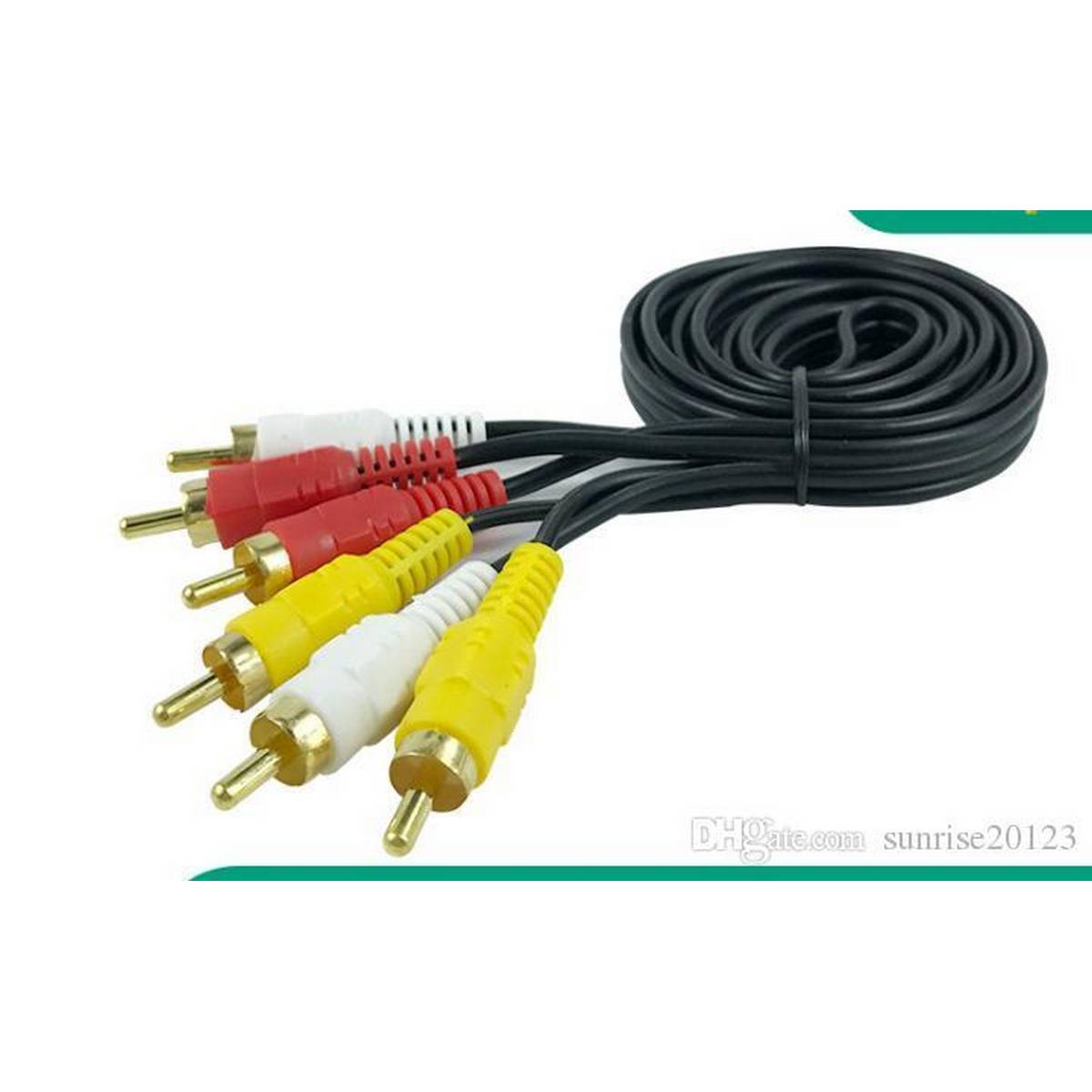Line three audio cable meters, AV video cable, DVD display cable ...