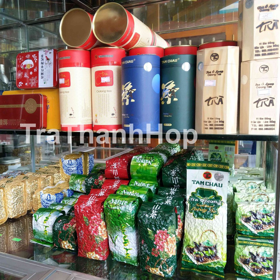 Trà Olong Tâm Châu Hộp Gỗ 100g