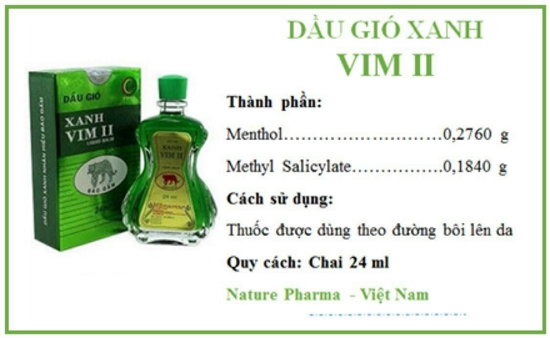 Dầu Xanh Vim II