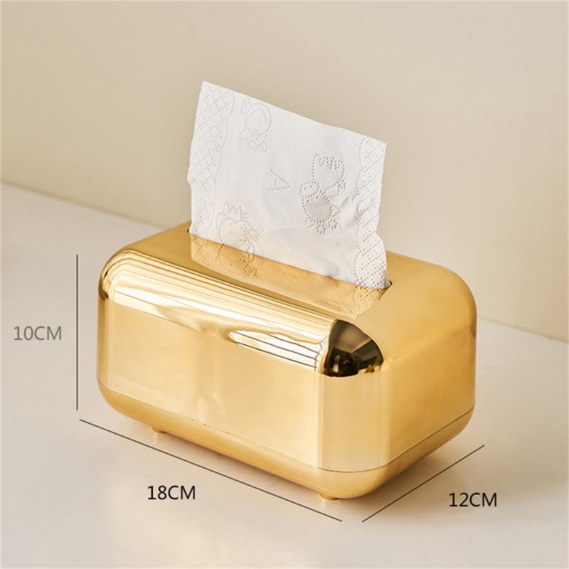 En Tissue Holder Home Decor Silver Tissue Box Living Room Desktop Decorative Tissue Boxes Living Room Kitchen Home Storage