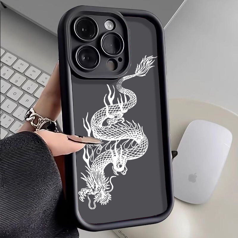 Uonevic High Quality Dragon Case For Infinix Note 30 Hot 40 Pro 30i 30 20 10 Play 40i GT 10 Pro Zero 30 5G Tecno Camon 20 Spark 10 20C Smart 8 Cover. 