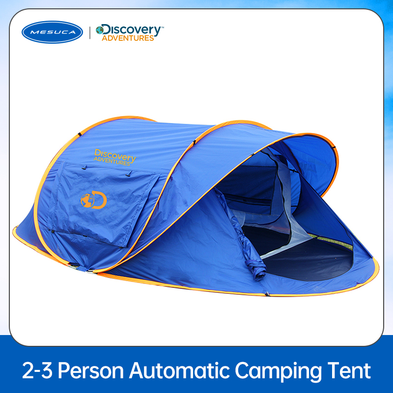 Mesuca Discovery 2 3 Person Automatic Camping Tent for Family Four season Tent One Bedroom Lazada