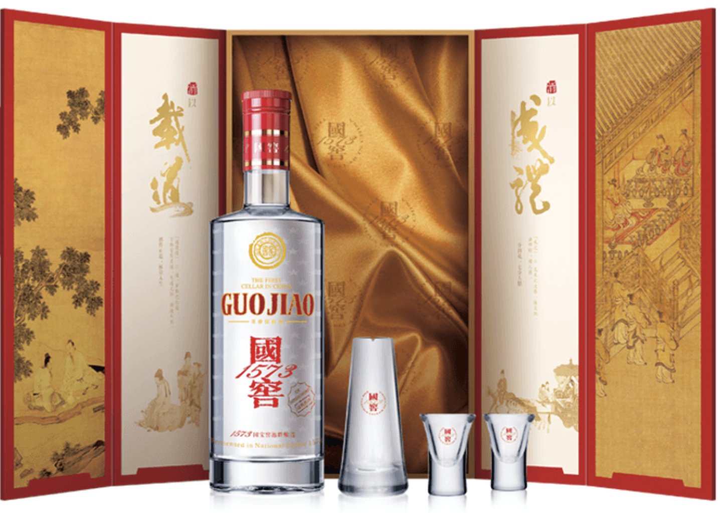 GUOJIAO 焼酎 500ml 52% GUOJIAO 焼酎 500ml 52% 箱未開封 中国酒 高級白酒 国窖1573