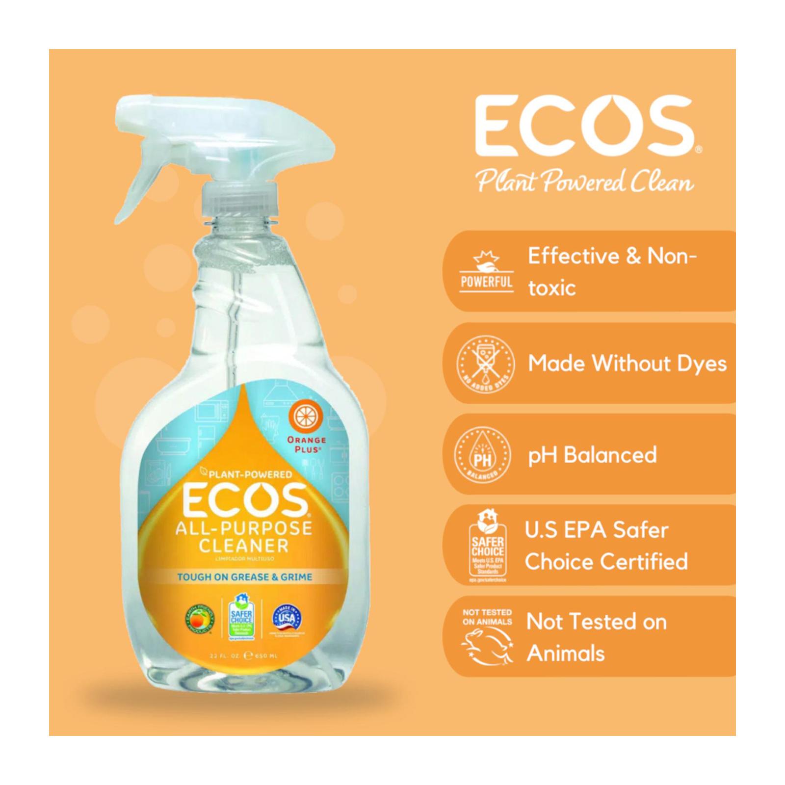 Ecos All Purpose Cleaner Orange Plus 22 Oz/650 ML Lazada Singapore