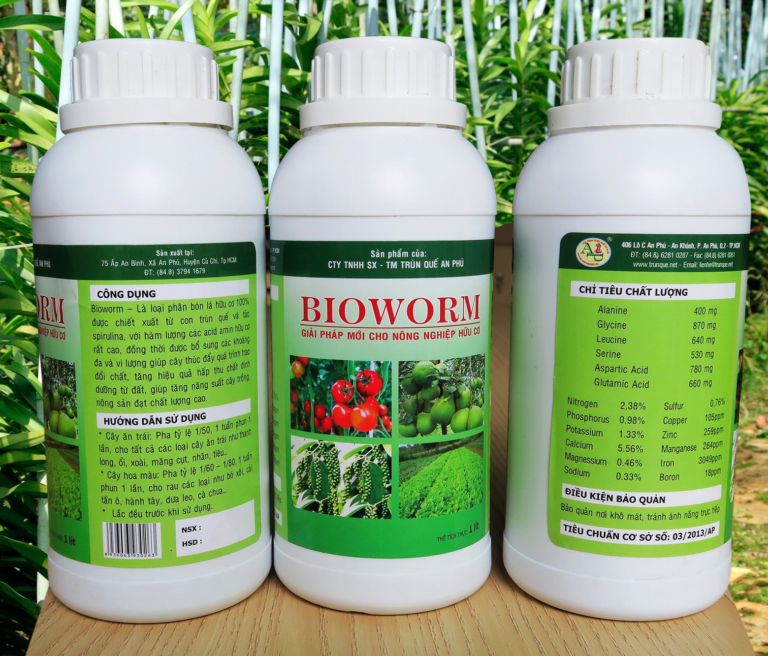 Dịch trùn quế bón cây chai 500ml