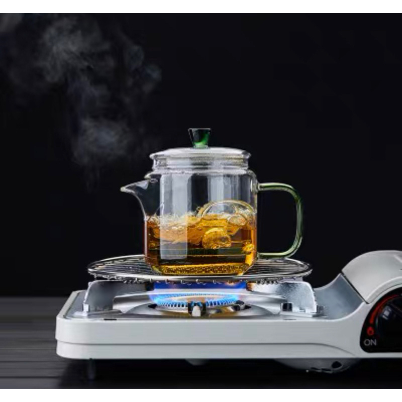 ấm trà thủy tinh chịu nhiệt có lõi lọc cao cấp 500ml