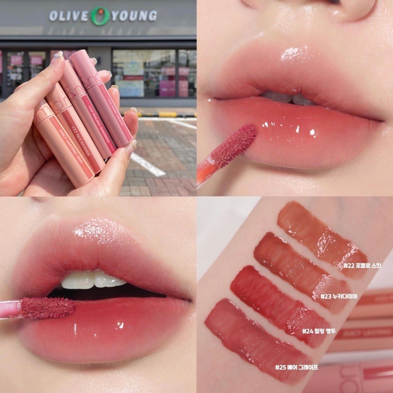 Son Romand Juicy Lasting Tint 16 Corni Soda Màu Đỏ Đất