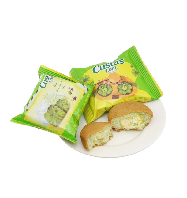 Bánh Custas Kem Cốm Hà Nội Hộp 276g