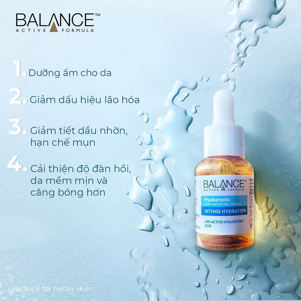 Serum cấp ẩm, phục hồi HA Balance Active Formula /Hyaluronic Deep Moisturizing