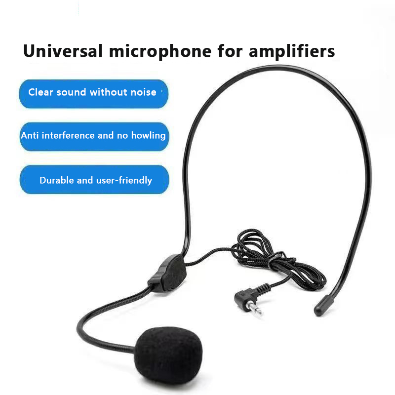 Portable%20Head%20Mounted%20Headset%20Microphone%20Wired%203.5mm%20Plug%20Mic%20For%20Shopping%20Mall%20Teacher%20Tour%20Guide%20Amplifier%20Phone%20Wheat%20Bee%20Ear%20JUNLING%20-%20Image%202