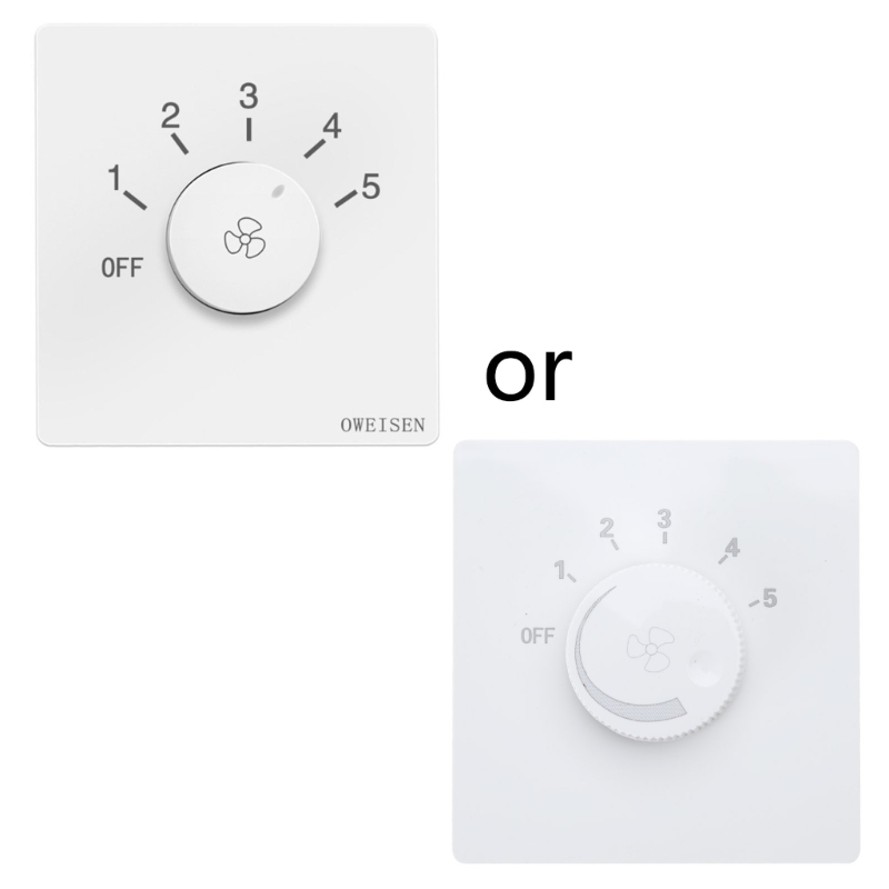 New arrival Capacitance Type Ceiling Fan Universal Electric Fan Governor Controller Top Fan Speed Regulation Fifth Gear Fan Switch