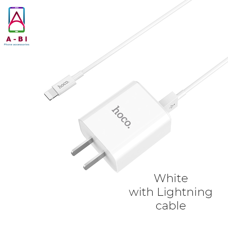 Bộ SẠC NHANH Hoco C62 Lightning - 2 CỔNG USB DÀNH CHO IPHONE