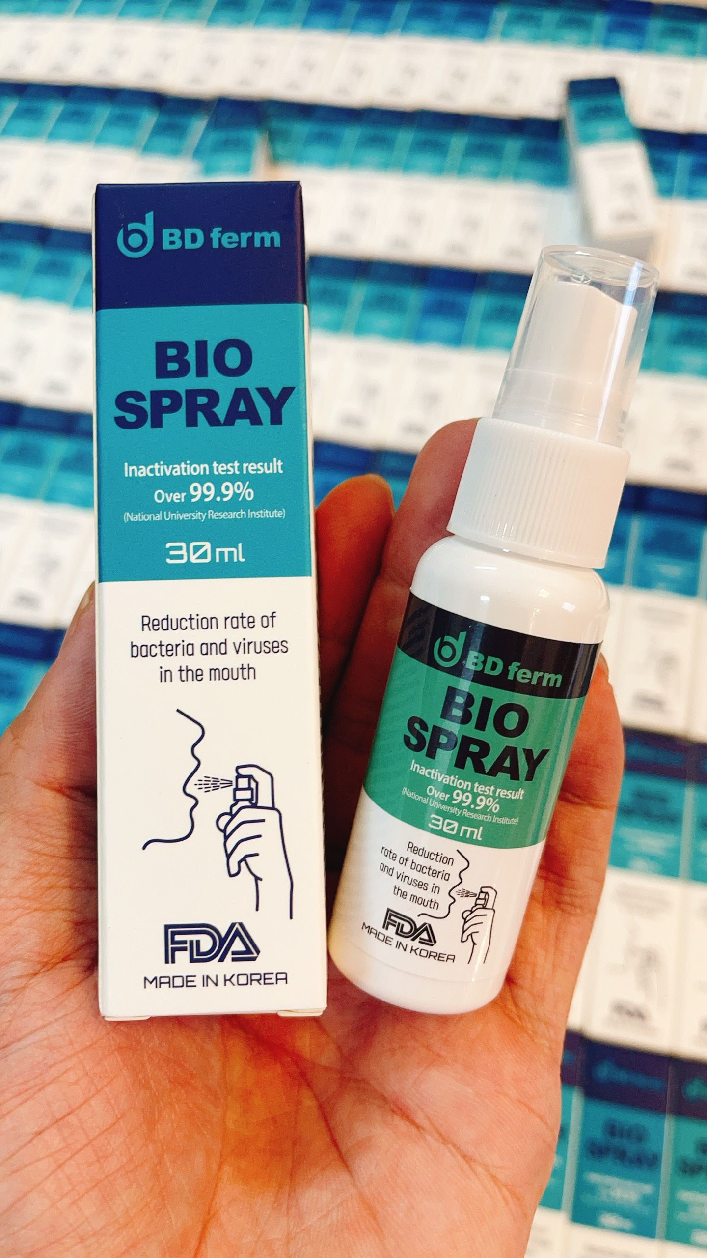 Xịt họng kháng khuẩn sinh học BDFERM BIO - SPRAY