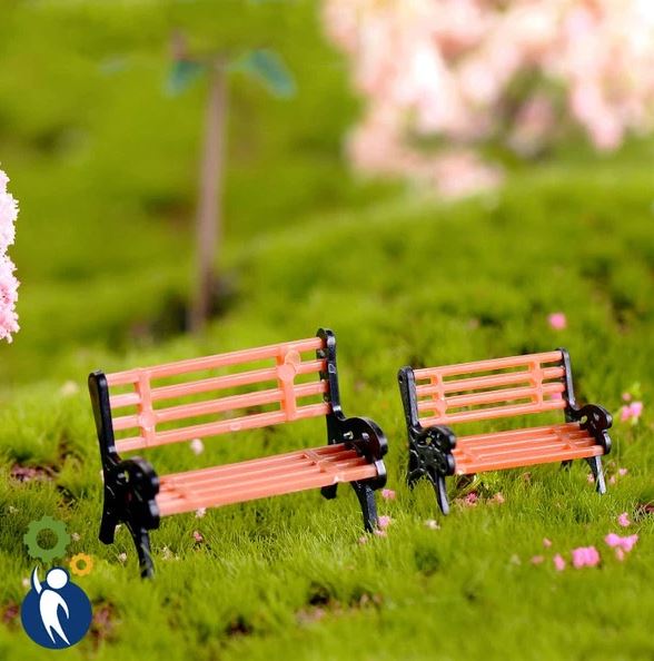 Mô hình Ghế Công Viên Số 3, mini trang trí