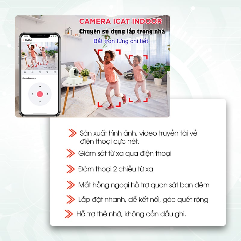 Camera Icat Indoor Hunonic Wifi