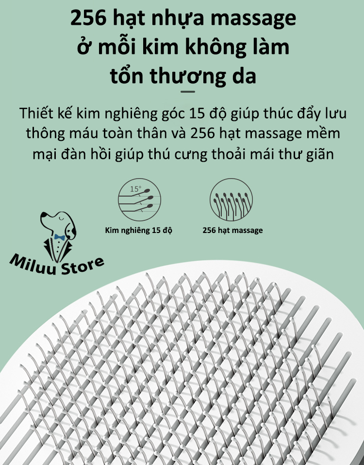 Lược chải lông chó mèo - Lược chải lông thú cưng