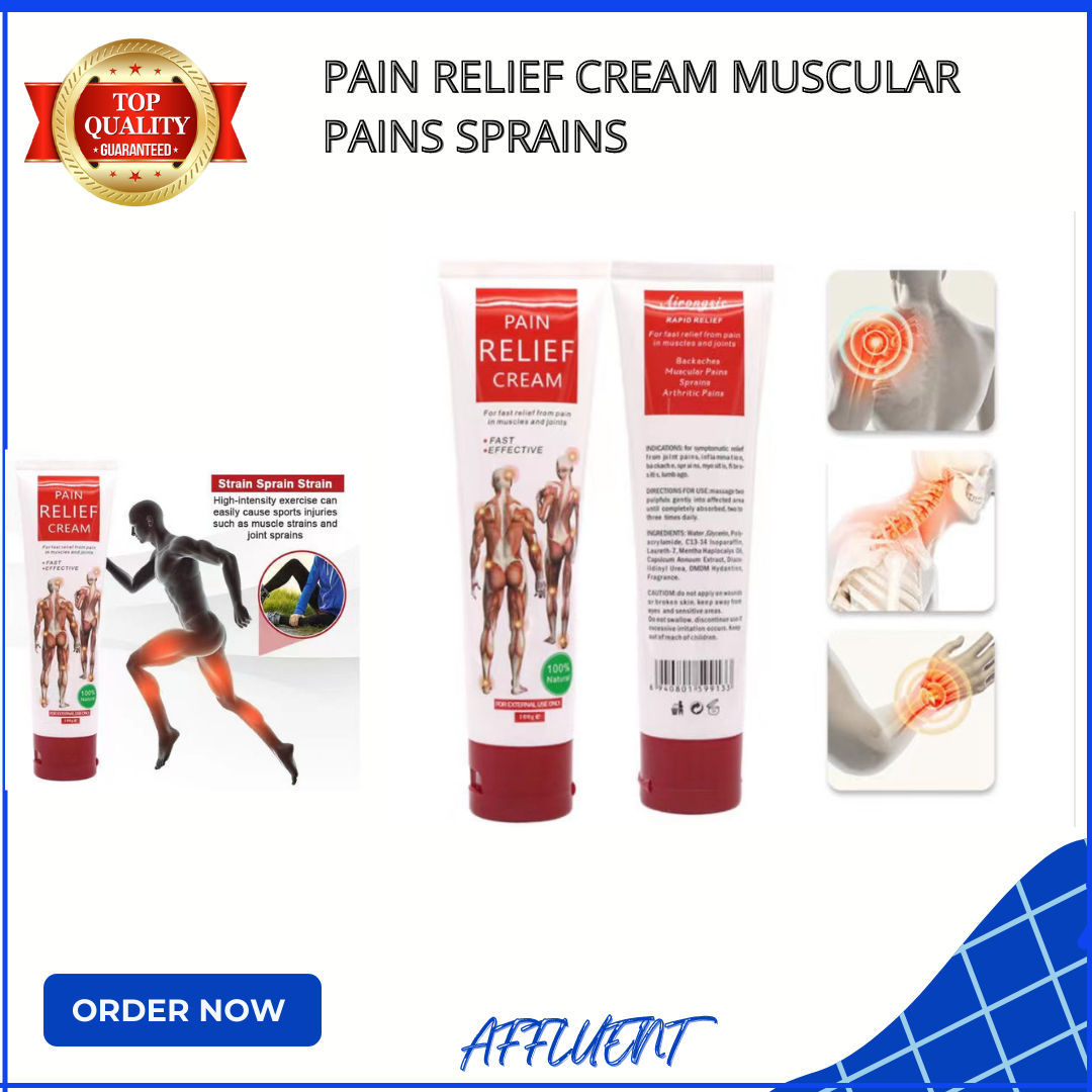 RAPID RELIED FOR FAST RELIEF FROM PAIN IN MUSCLES AND JOINTS, BACK ACHES MUSCULAR PAINS SPRAINS