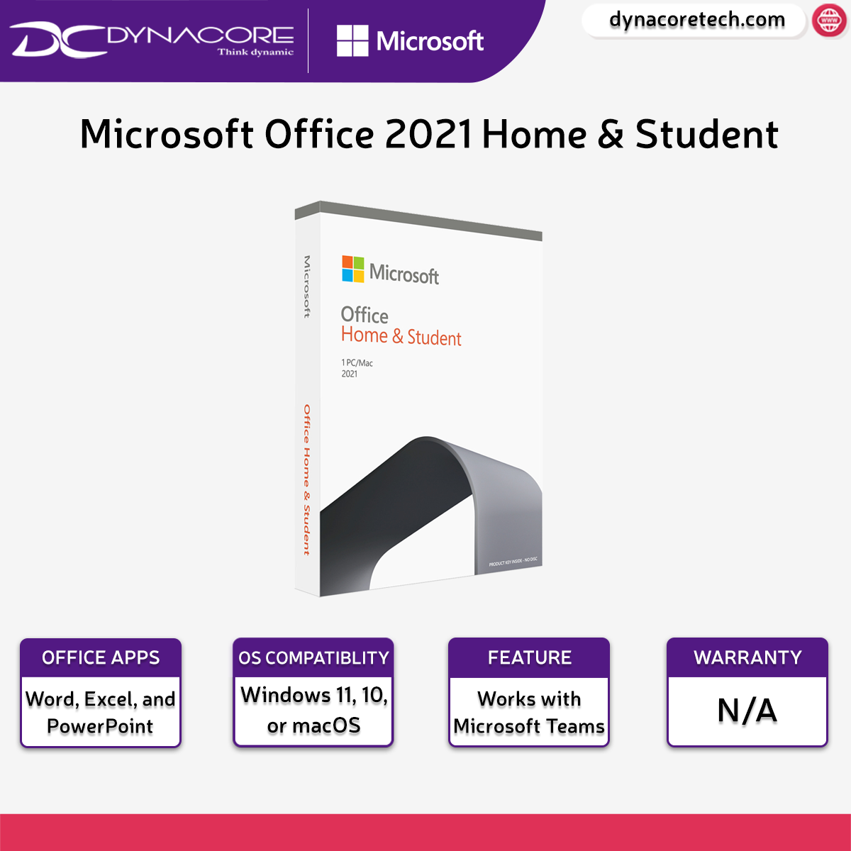 microsoft office home & student 2021 classic apps word excel powerpoint