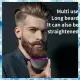 (ABRY) Wireless Rechargeable Travel-Friendly Portable Ionic Hair and Beard Straightener Brush,Mini Hair Styler. 