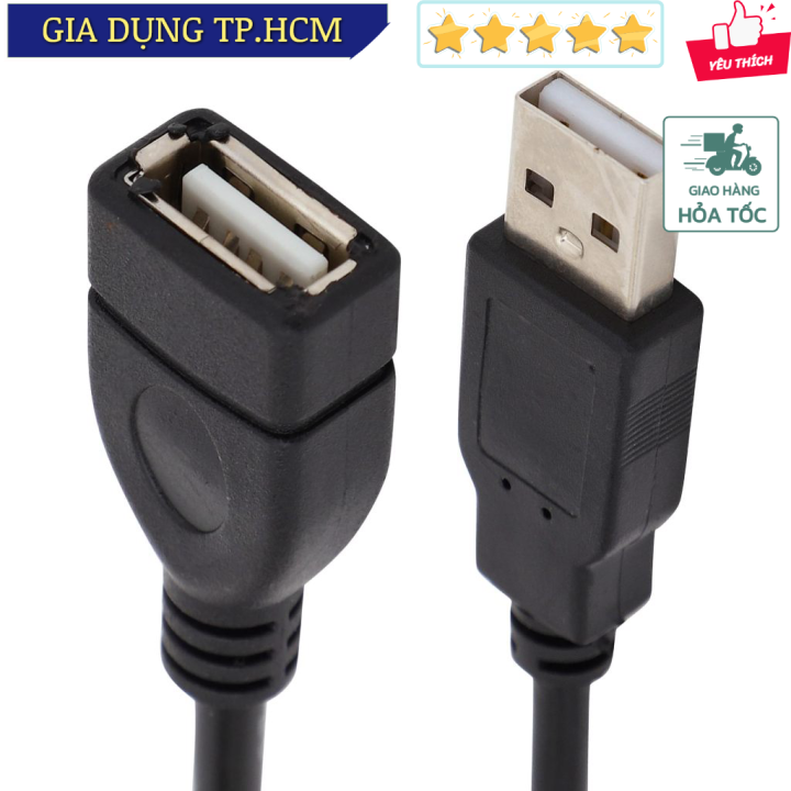 [Hỏa tốc HCM] Cáp nối dài USB 3 mét chống nhiễu Extension Cable USB 2.0