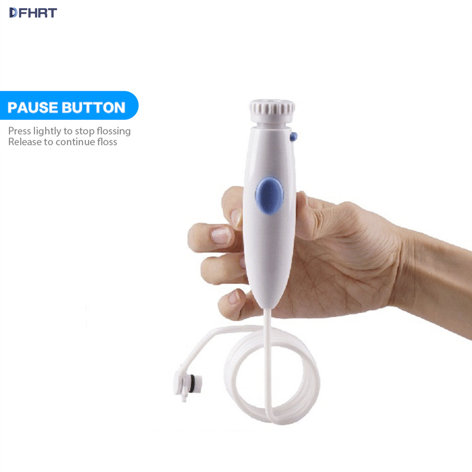 DFHRT Water Flosser Replacement Hose Plastic Handle Water Flosser Replacement Jet Tip Dental Oral Care Tooth Cleaning DFT-MY