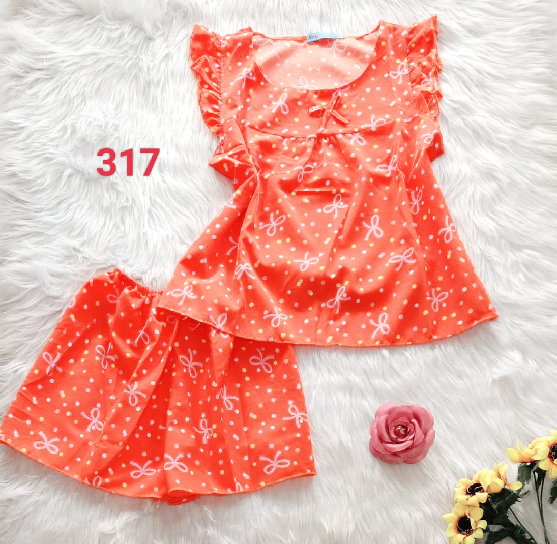 Bộ lụa hàn đùi cho Bé Gái, 30 đến 53kg, ảnh thật