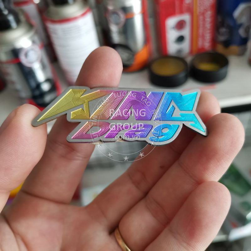 Tem titan logo Kingdrag dán xe máy