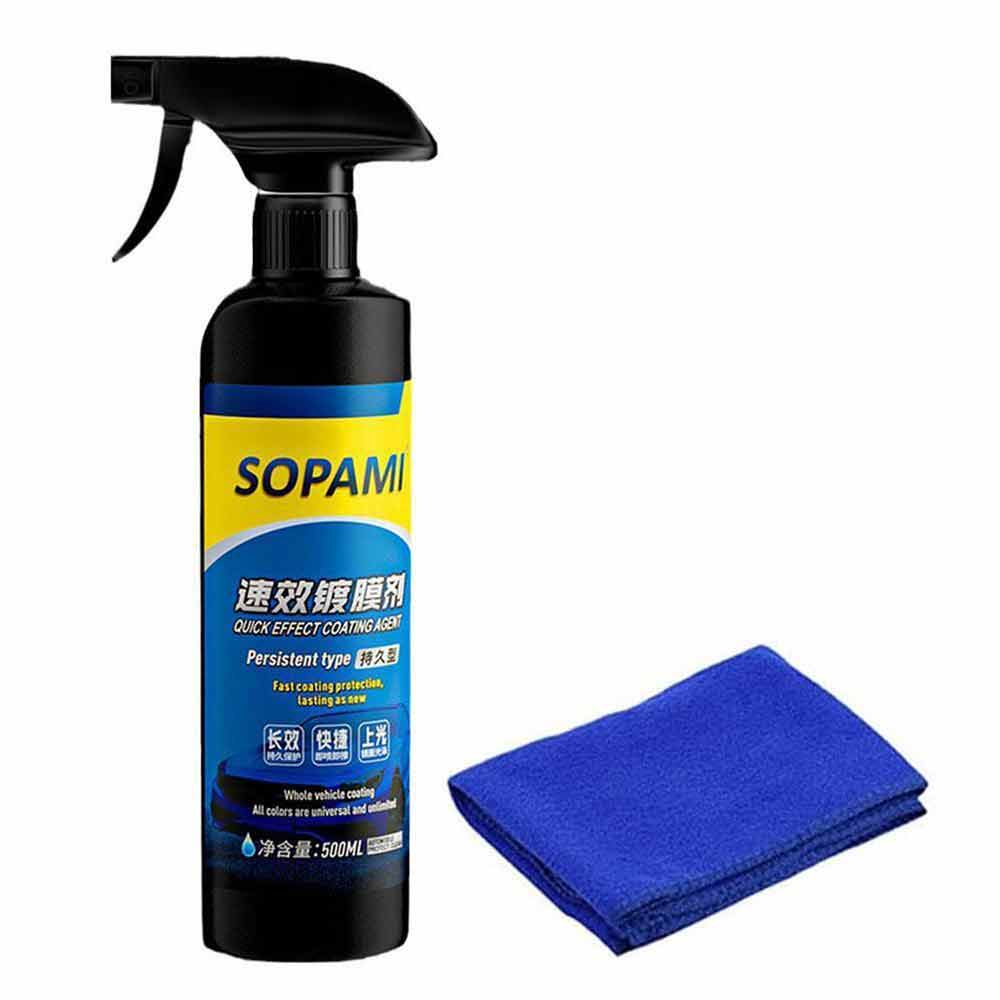 Car Coating Sopami Oil Film Emulsion Glass Cleaner Quick Effect Coating  Agent 
