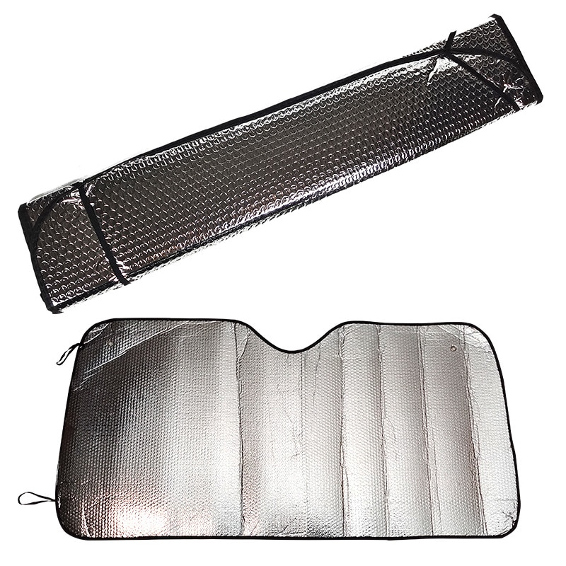 2pcs Car Sunshade Front Rear Window Curtain Shade Sun Protector Windshield Visor Cover Foldable Baby Retractable UV Protection