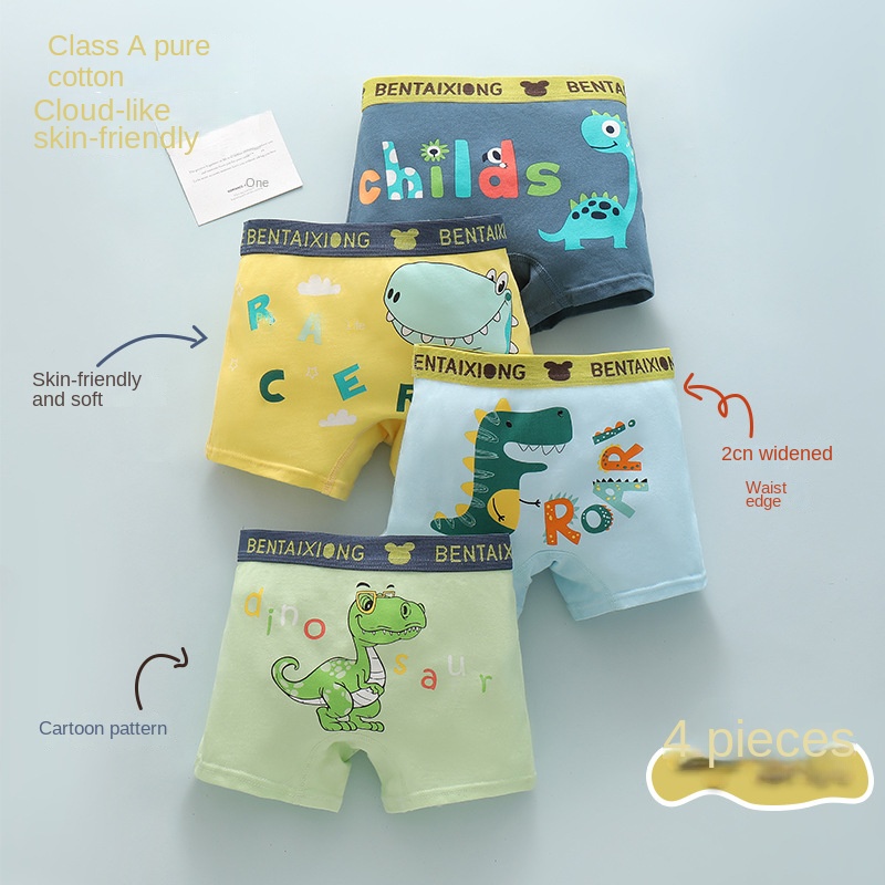 %E3%80%90HOT%20SALE%E3%80%91%204Pcs/Lot%20Young%20Boys%20Cotton%20Underwears%20Cartoon%20Dinosaur%20Cars%20Print%20Kids%20Boy%20Brief%20Teenage%20Boxer%20Baby%20Children%2012Y%20-%20Image%208