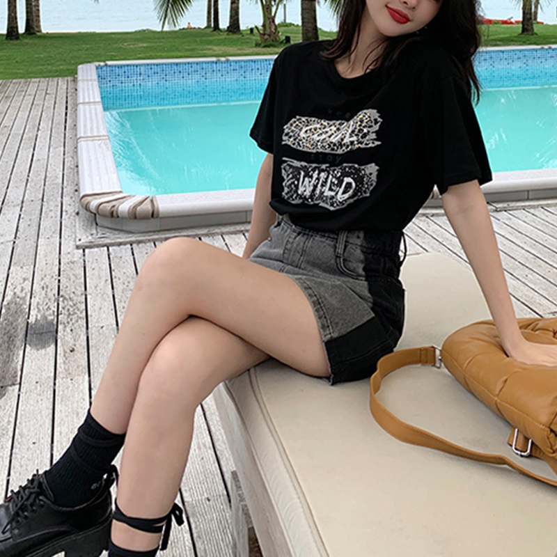 NICK 慵懒风显瘦显高甜酷炸街牛仔半身裙春夏季新款纯欲牛仔半身裙潮
