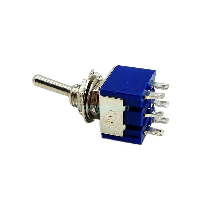 【TopazTrove】5pcs Miniature Toggle Switch Double Throw ON-OFF-ON /ON-ON ...