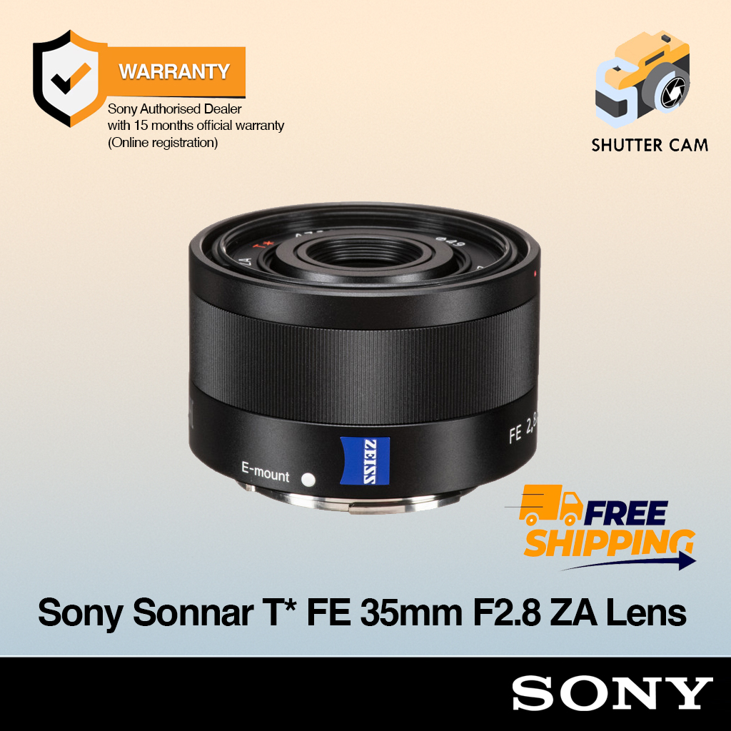 Sony Sonnar T FE 35mm f2.8 ZA Lens I SEL35F28Z | Lazada Singapore