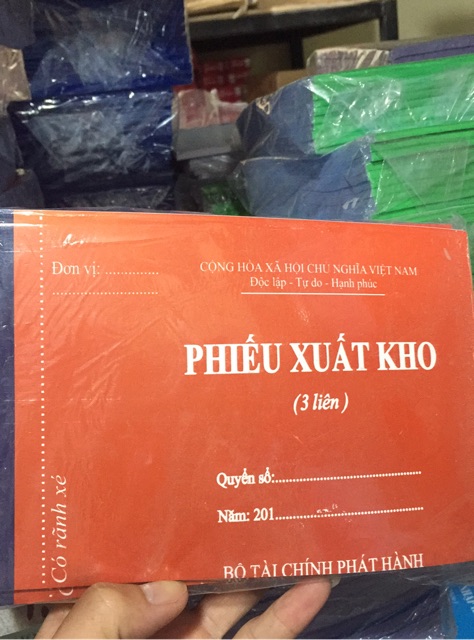 Phiếu nhập kho, Phiếu xuất kho A5/A4 (1lien-2lien-3lien )