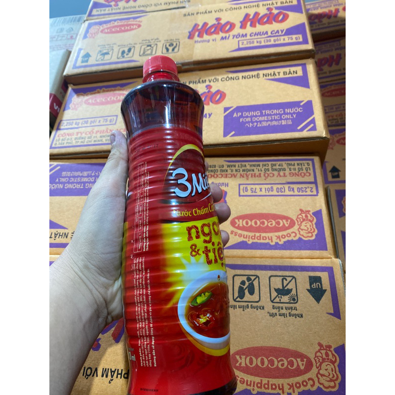 Nước Mắm Chấm Cá Cơm Ba Miền 800ml