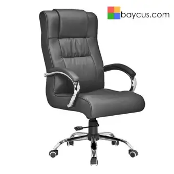 Emerald Director Chair Genuine Leather Office Chair Lazada Singapore