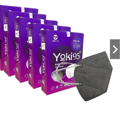 Combo 5 hộp khẩu trang n95 yoki cao cấp | 5 hộp = 50 cái