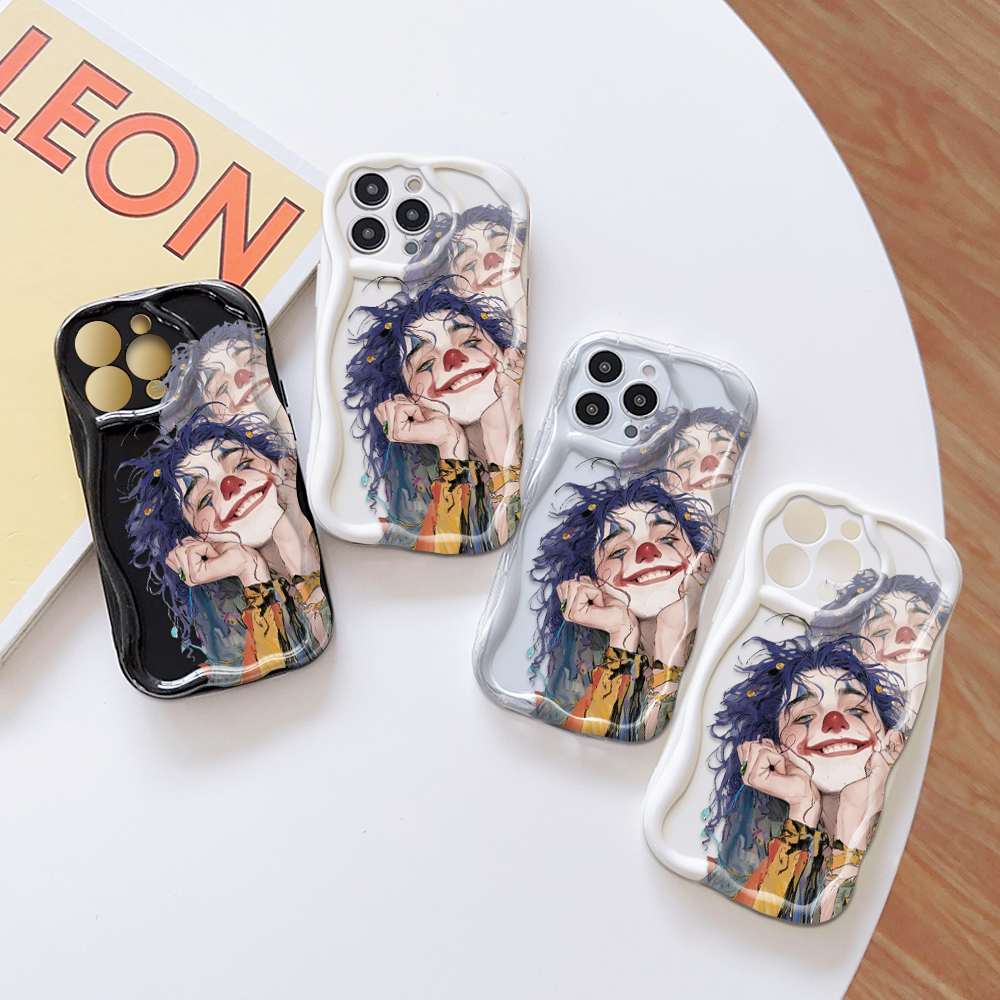 UCUC%20for%20Redmi%2013%20Xiaomi%20Poco%20M6%204G%20Back%20Cover%20Funny%20Joker%20Cream%20Texture%20Wavy%20Edge%20Soft%20Silicone%20Phone%20Case%20-%20Image%203