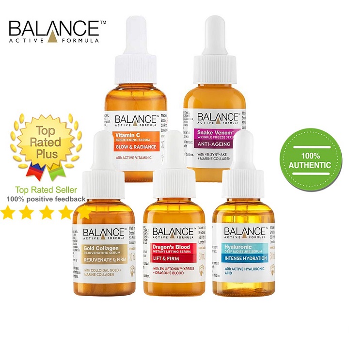 Tinh Chất Dưỡng Da Balance Active Forrmula 30ml (Vitamin C/ Snake/ Gold/ Dragon/ Niacinamide)