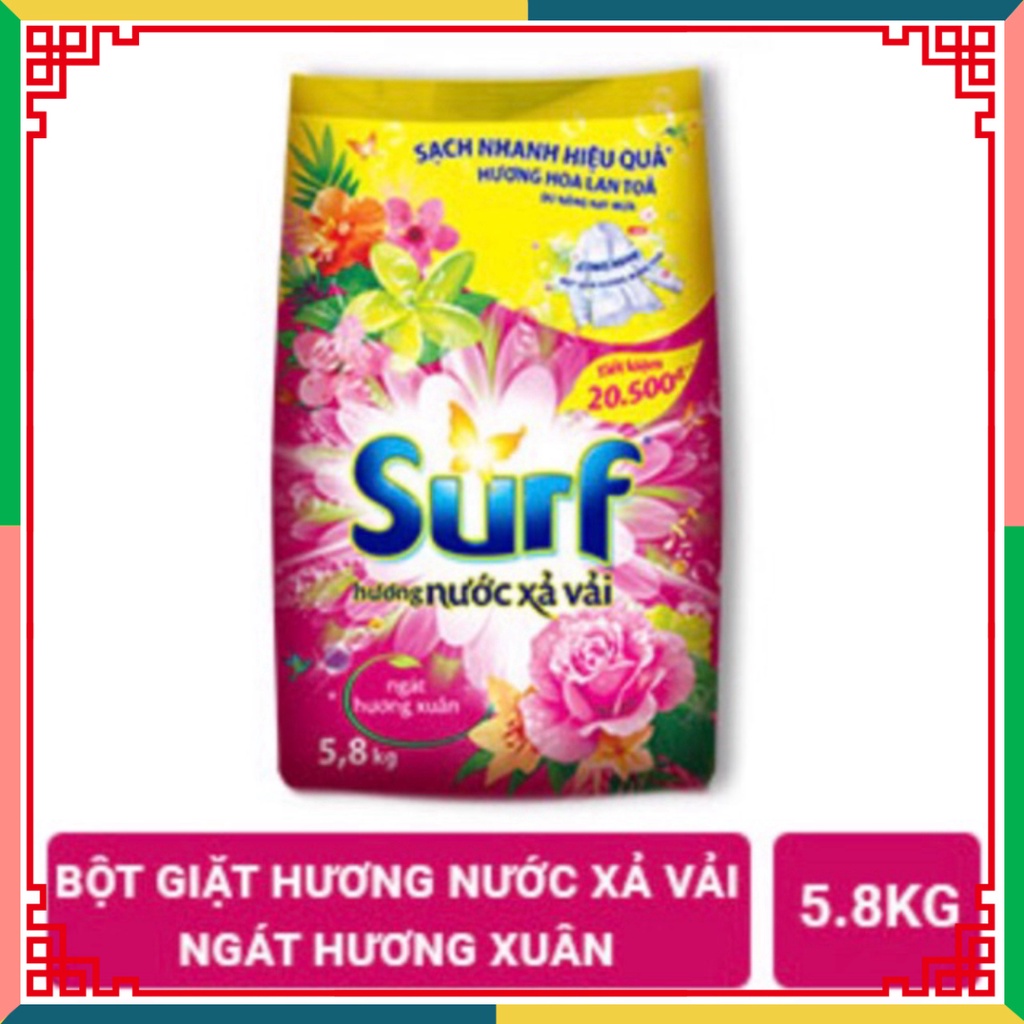 (HOT LIKE) Bột Giặt Surf 5,3kg Hương Nước Hoa