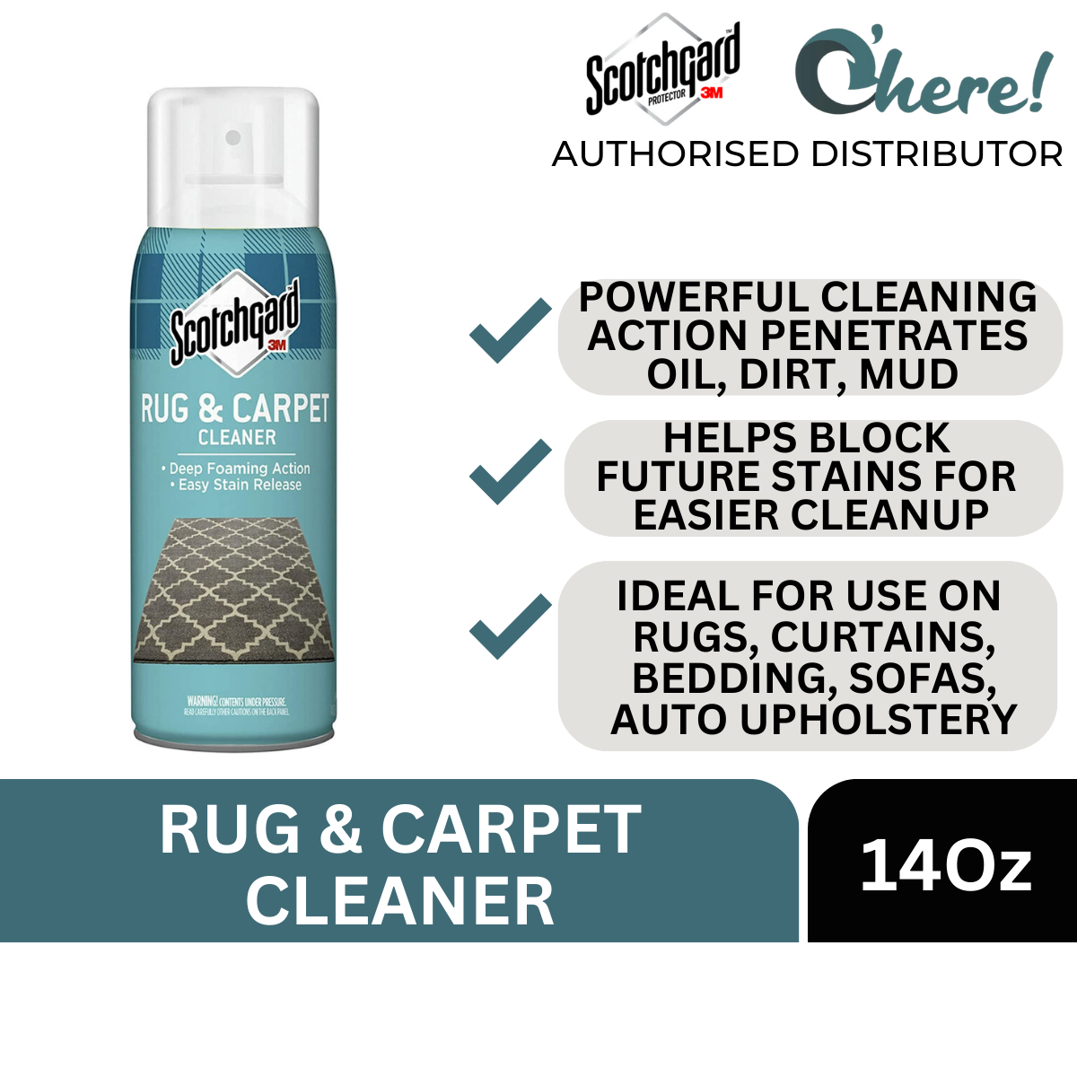 3M Scotchgard Rug & Carpet Cleaner Lazada Singapore
