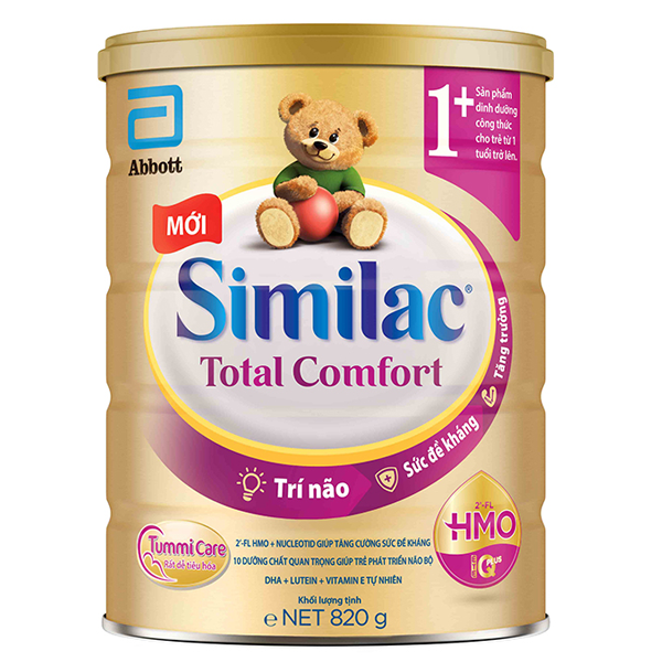 Sữa bột Similac Total Comfort 1+ 820g (Dành cho trẻ từ 1 tuổi trở lên)