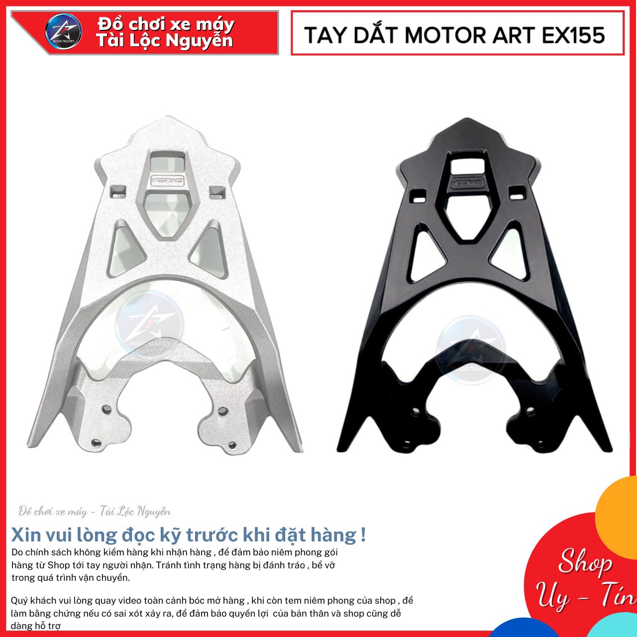 [HCM]TAY DẮT CẢN SAU NHÔM ĐÚC MOTORART CHO EXCITER 155