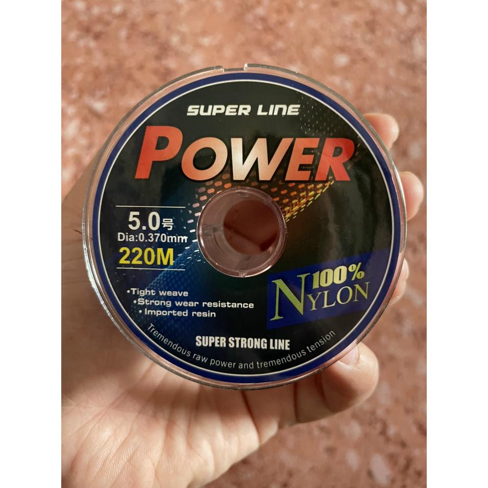Cước câu cá 3D Եàng hình 220m 3D dây câu cá Nylon Super power