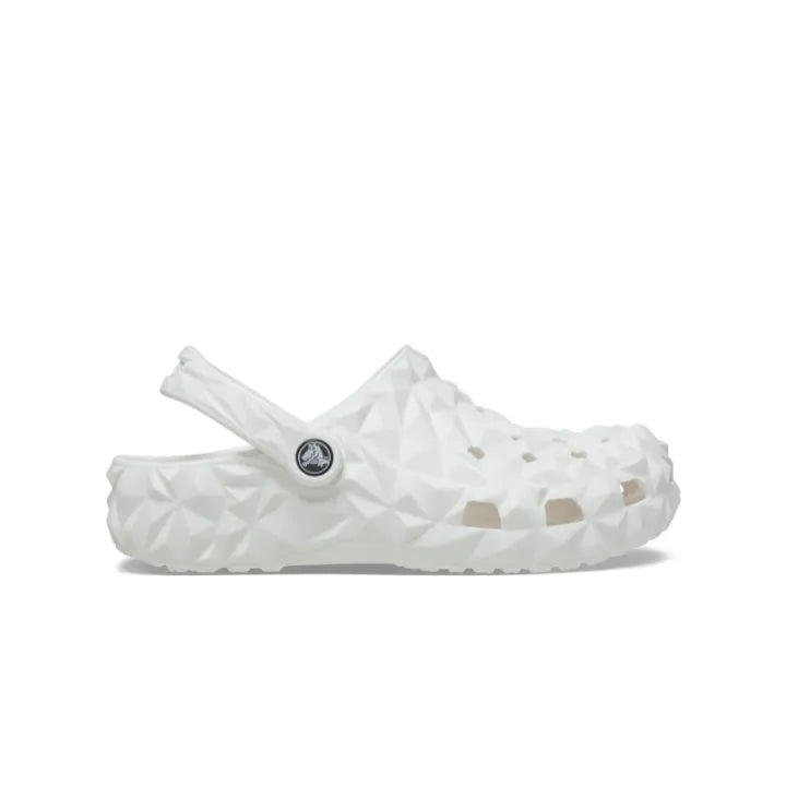 Giày Clog Unisex Crocs Classic Geometric - White